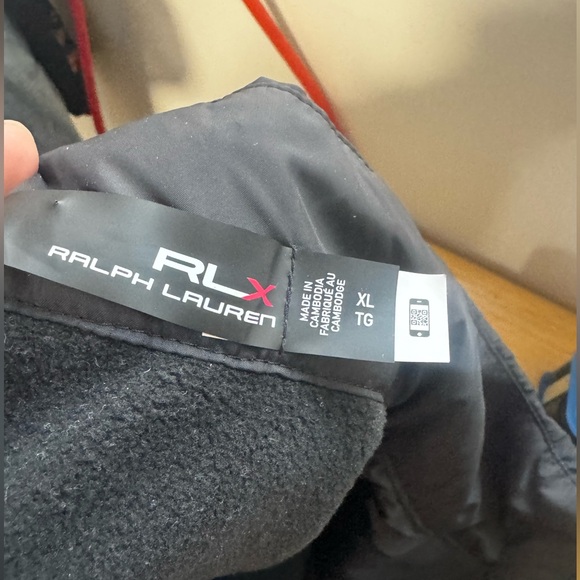 Ralph Lauren Black Quilted Pullover Jacket Size XL - Picture 5 of 7